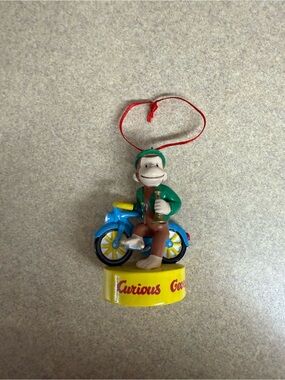 Curious George Rides a Bike Christmas Tree Ornament